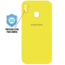 Capa para Samsung Galaxy A11 e M11 - Case Emborrachada Protector Amarela